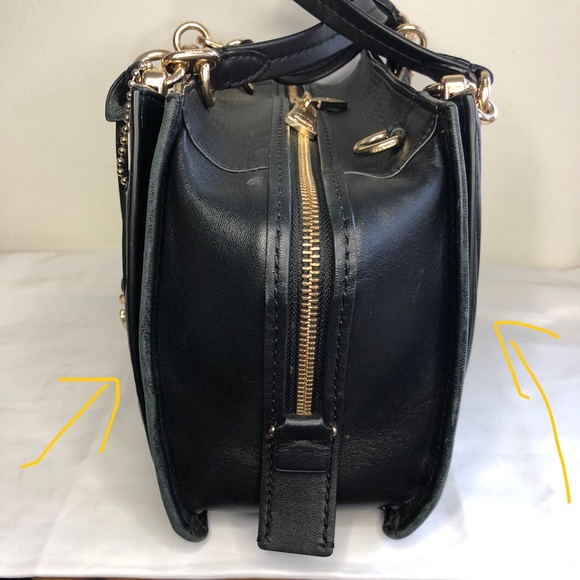 S⭕️LD‼️Coach Dreamer with Quilting and Rivets Black - Picture 5 of 12